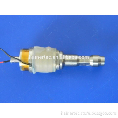 Ultrasonic lithotripter system transducer